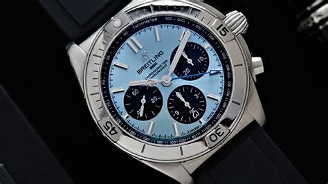 Breitling ice blue chronomat